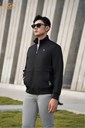 WAJKBD111M - ĐEN Ảnh của Áo bomber 2 lớp cổ đứng